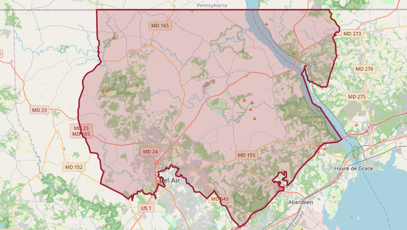 Map of District 35A